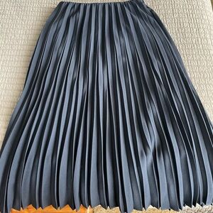 Elegant Black Pleated Skirt
